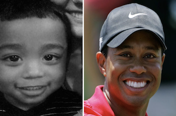 Check Out These 17 Babies That Look Just Like Celebrities Tiger Woods